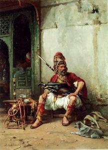 unknow artist Arab or Arabic people and life. Orientalism oil paintings 181 oil painting image